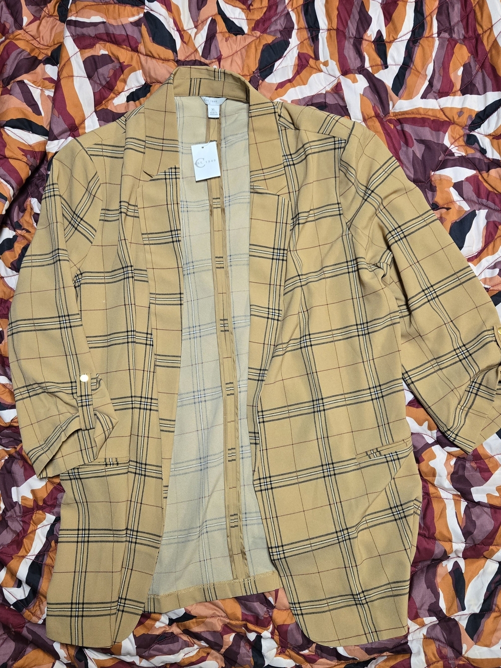 Christopher & Banks Light Weight Open-Front Blazer Jacket